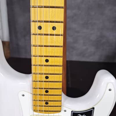 Fender American Ultra Luxe Vintage '50s Stratocaster 2025 - Present - White Blonde weighs 7.4 pounds image 6