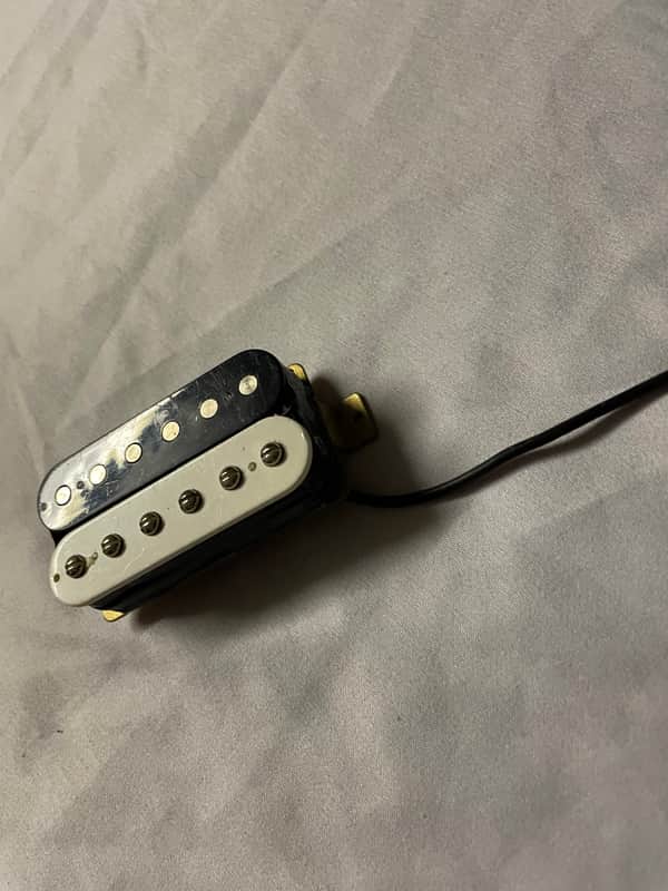 Epiphone Humbucker Pickup MIJ Japan 15.7k 1990s Vintage Zebra image 1