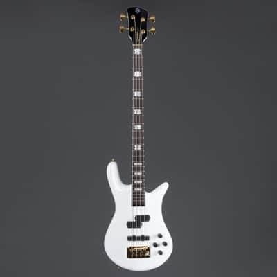 Spector Euro 4 Classic Solid White Gloss - Electric Bass image 8