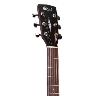 Cort AD810BKS Standard Series Dreadnought Spruce Top Mahogany Neck 6-String Acoustic Guitar image 5