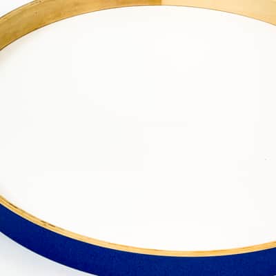 Ludwig LCEEBDH2223 EVOLUTION WOOD BASS DRUM HOOP - BLUE SPARKLE image 3