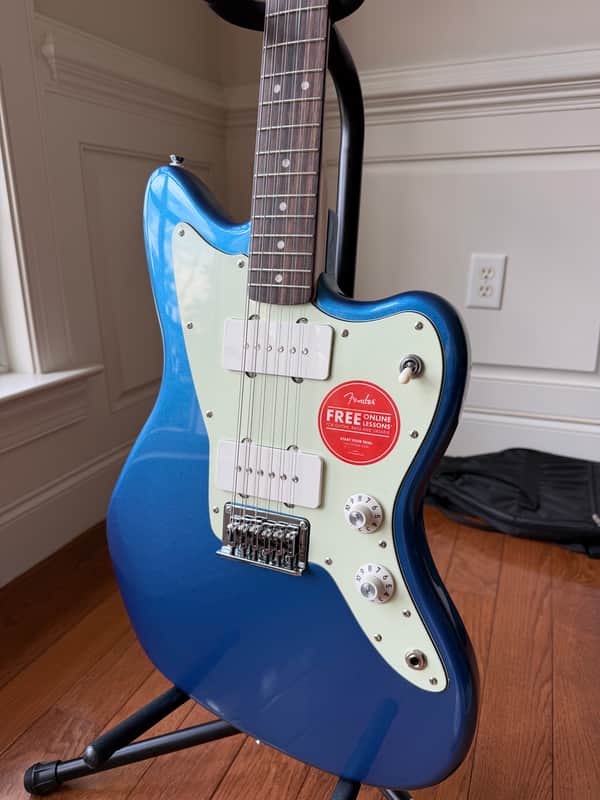 Squier Paranormal Jazzmaster XII 12-String Electric Guitar - Lake Placid Blue image 1