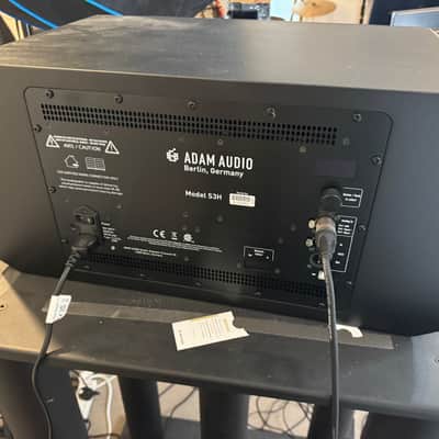 ADAM Audio S3H Active Studio Monitor (Pair) 2023 - Black image 7