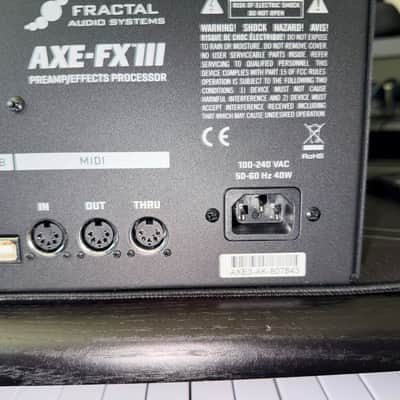 Fractal Audio Axe-FX III Mark II 2020 - Present - Black image 3