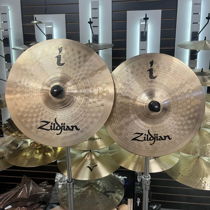 ZILDJIAN ILH14HP 14" I HIHAT PAIR TOP 969G BOTTOM 1160G - FLOOR MODEL image 1