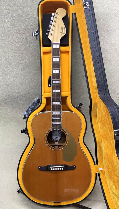 California Vintage Malibu Acoustic Electric WITH FACTORY HARD CASE, MINT! 2023 - Present - Aged Natural image 1