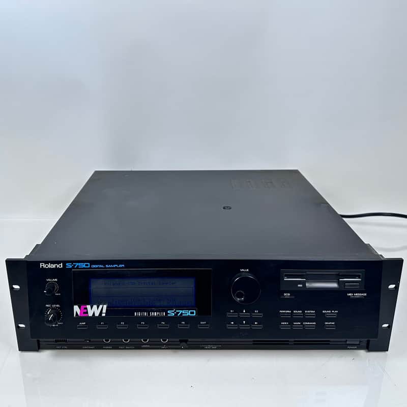 1991 Rare Roland S-750 Digital Sampler Rack Unit image 1