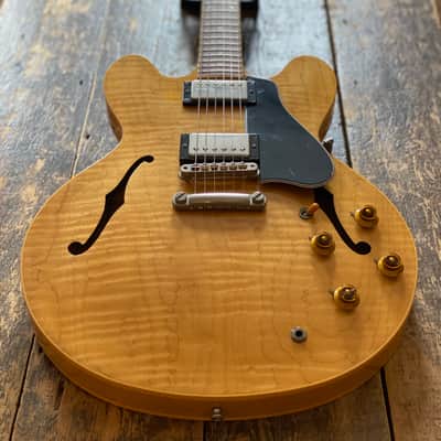Gibson Vintage 1991 ES 335 Dot Natural Figured Electric Guitar Huge Flame w/ OHSC image 9