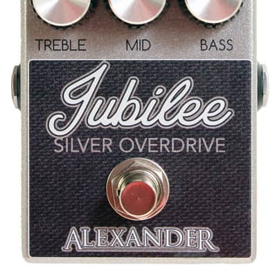 NEW! Alexander Jubilee Silver Overdrive Pedal FREE SHIPPING! image 1