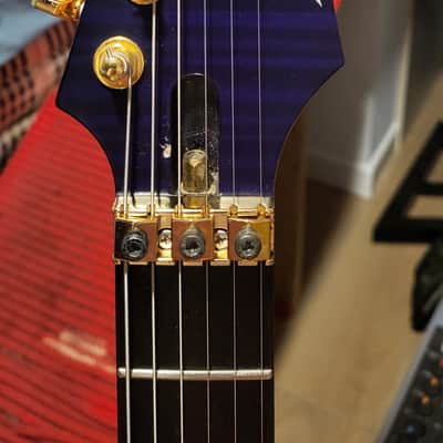 Ibanez EGEN18-TVF Herman Li Signature with Rosewood Fretboard 2008 - 2016 - Transparent Violet Flat image 2