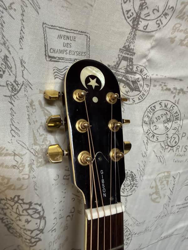 Epiphone Orville EO-2 EB Acoustic Electric With Case Extremely