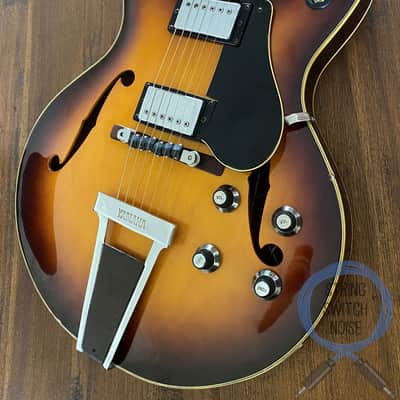 Yamaha SA60, Sunburst, 1974 Vintage, OHSC, “335” style, Semi Hollow Body image 1