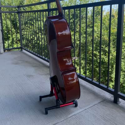 Cremona SC-200 4/4 Cello 2009 w/ Geared Pegs, Belgian Bridge & Case image 4