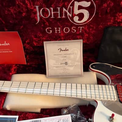 Fender John 5 Signature Ghost Telecaster 2023 White image 14