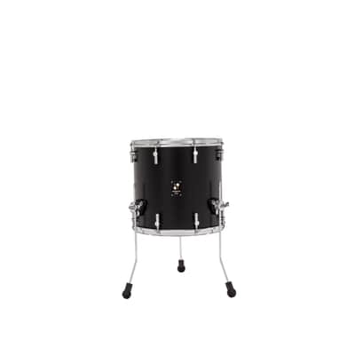 SONOR *Pre-Order* Momentum Birch Series 16x15.25" GT Black Matte Lacquer Floor Tom Drum w/Legs | Worldwide Ship | NEW | Special Order | Authorized Dealer image 2