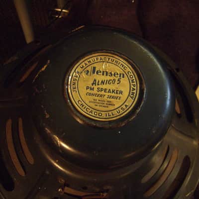 Jensen Alnico P12  Concert Series  1959 Pre-CBS Tweed Amp Speaker image 1