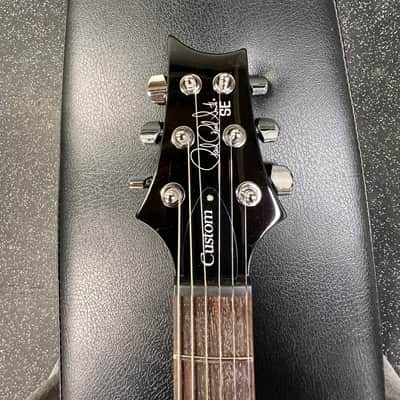 2021Paul Reed Smith PRS SE Custom 24 - black gold Sunburst w/ Gigbag image 3