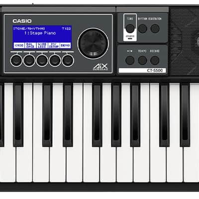 Casio CTS500 Portable Keyboard, 61 Keys - Black