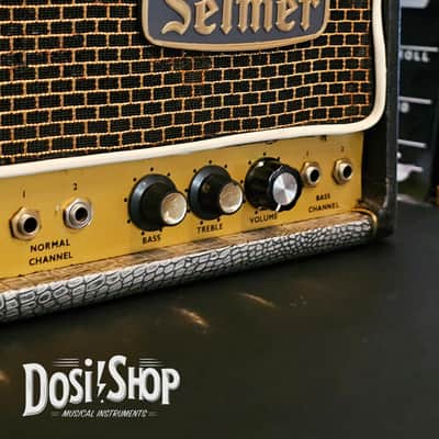 Immagine Selmer Truvoice Bassmaster 50 Fifty - Croc Skin Early MkI - 1963/1965 - Original Vintage British Sound - 12