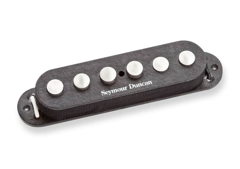 Seymour Duncan SSL-7 Quarter Pounder Staggered for Stratocaster, Black, 11202-09 image 1