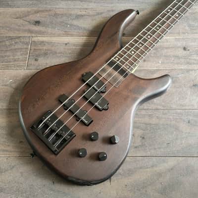 1990's Aria Pro II IGB-50 Integra Active PJ Bass Guitar (Mahogany) image 1