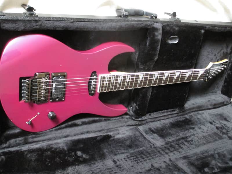 1990 Ibanez 540PSH PN Purple Neon Alex Skolnick 540Pii | Reverb