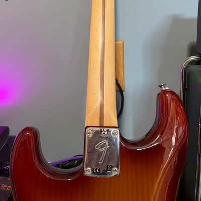 2022 Fender Player Stratocaster HSH, Tobacco Sunburst image 3