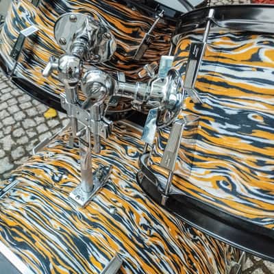 Restored Sonor Champion Vintage Drum Set 70s Pre Phonic - Vaneer image 14
