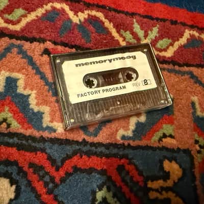 Moog Moog Memorymoog cassette tape