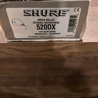 Shure 520DX Green Bullet Harmonica Microphone early 2000s - Present - Black image 4