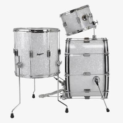 Rogers Tower 3pc Drum Set White Marine Pearl image 2