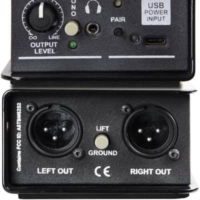 Radial BT-Pro V2 Stereo Bluetooth Direct Box Bundle with Pig Hog 10ft Microphone Cable and Liquid Audio Instrument Polishing Cloth - 2-Channel Active Direct Box and Bluetooth Receiver image 3