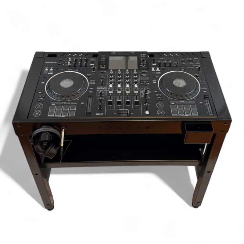 Apache DJ Controller Booth Speaker Mounts, CDJ Rack and Wheels image 1