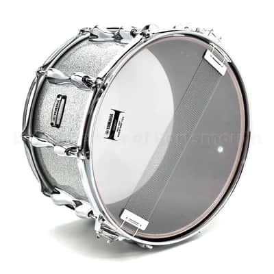 Yamaha Recording Custom Snare Drum 14x8 Silver Sparkle image 4