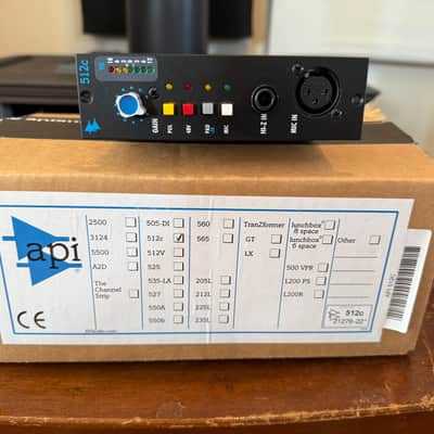 API 512c 500 Series Mic Preamp Module 2000 - Present - Black image 1