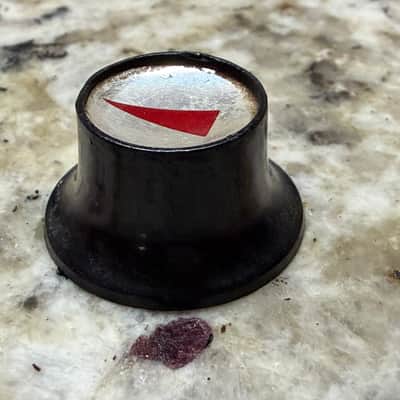 Epiphone Amp Knob 60s Vintage Silver image 3