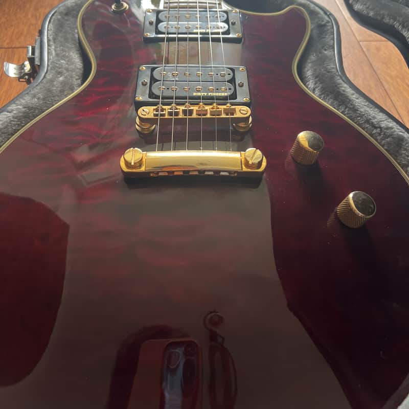 2009 Epiphone Les Paul Custom Prophecy GX Black Cherry