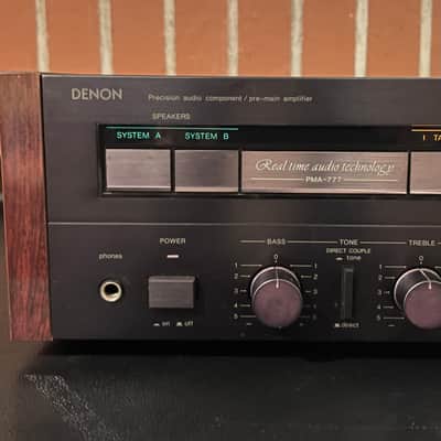 Denon PMA-777 Integrated Amplifier (1982) - Black/Rosewood image 5
