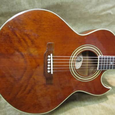 1998 Epiphone Jeff "Skunk" Baxter Acoustic/Electric Mahogany Rare Model! Free US Shipping! image 5