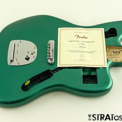 Fender American Professional Classic Jaguar BODY +HARDWARE Faded Sherwood Green image 2