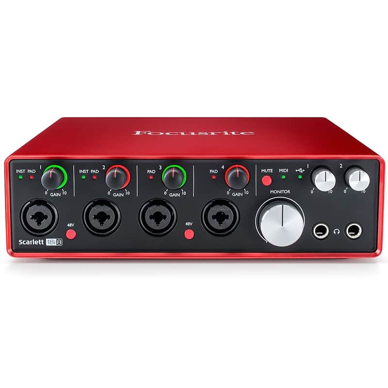 Focusrite Scarlett 18i8 2nd Gen USB Audio Interface | Reverb