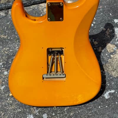 Fender Stratocaster FSR Deluxe Player '62 AVRI Reissue 2005 - very cool faded Olympic White looks 50 years old already. image 4