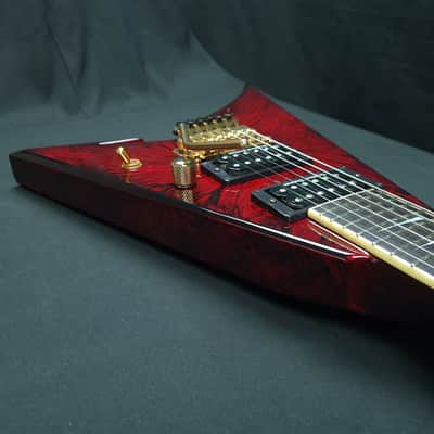 Jackson USA Custom Shop RR24 Rhoads w/ Cut Outs 2005 Red Marble Pablo Santana Masterbuilt NAMM'05 image 8