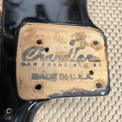 Chandler  Stratocaster Body 1980s - Black image 2