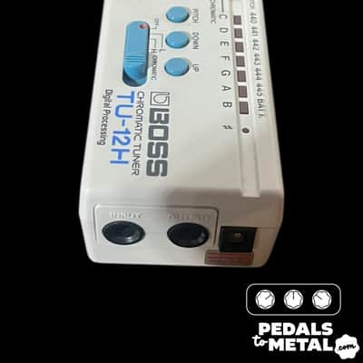 Boss TU-12H Chromatic Tuner 1994 - 2008 - White X12859 image 2