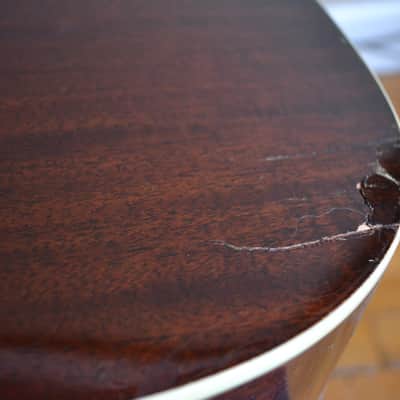Vintage 1962 Regal R235 Jumbo Acoustic Guitar Harmony Made Sovereign H1260 image 9