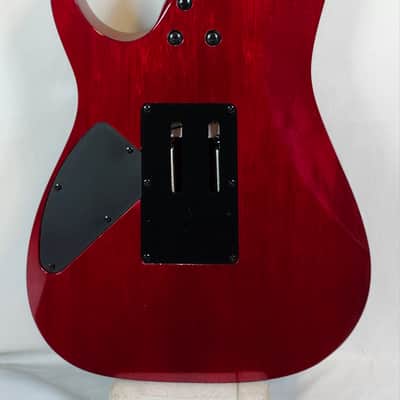 Ibanez RG470PB RG Standard, Poplar Burl Top, Red Eclipse Burst image 13