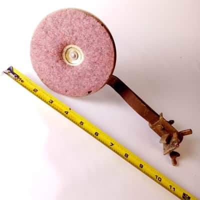 Leedy/Ludwig Clamp-On Bass Drum Muffler 30s Tone Control Hoop-Mount Vintage W&A image 4