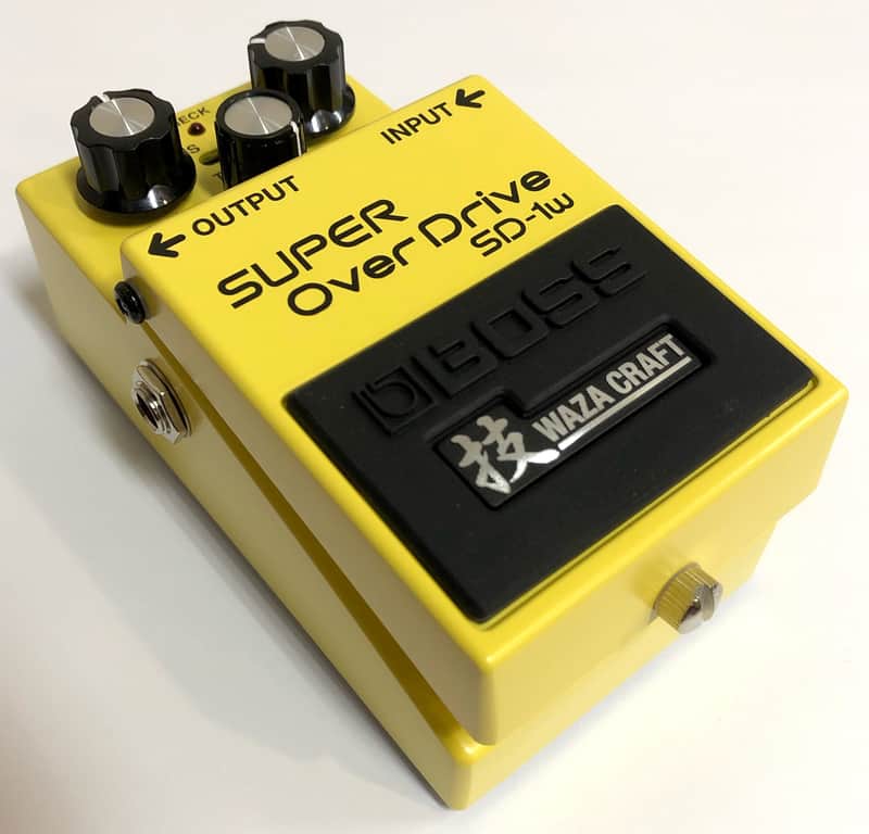 Used Boss SD-1W Waza Craft Super Overdrive Guitar Effects Pedal image 1