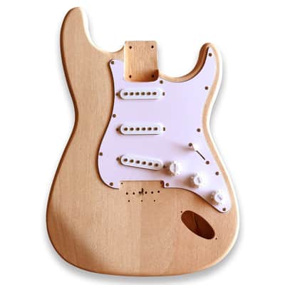 Stratocaster Style 12 String Electric Guitar Kits Mahogany image 2
